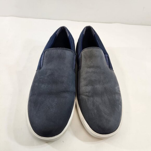 Timberland A25PZ Groveton Men's Slip On Shoes Size 10.5 Navy Blue - Picture 2 of 11